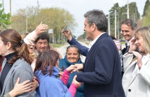 Sergio Massa inauguró obras en el Conurbano y habló de recuperar el poder de compra de los salarios