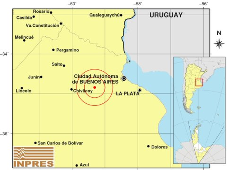 El sismo fue de 3.1 grados en la escala de Richter.