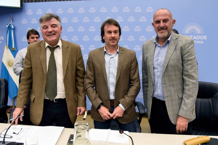 Autoridades de la Comisión de Legislación del Trabajo de la Cámara de Diputados.
