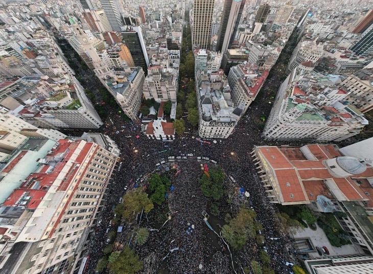 Marcha federal universitaria.