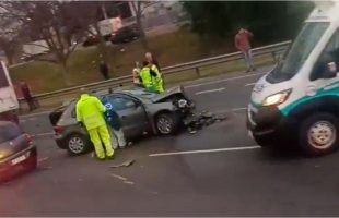 múltiple choque en cadena provoca demoras en el acceso a CABA