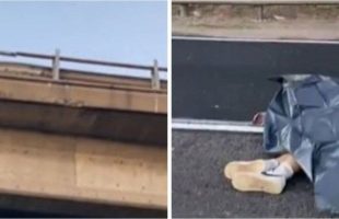 así murió un motociclista al caer desde la Panamericana